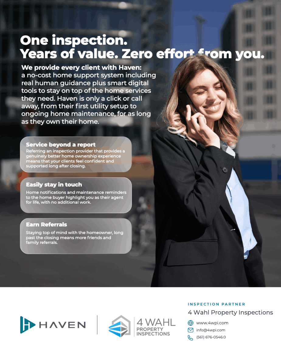 Haven flyer for agents