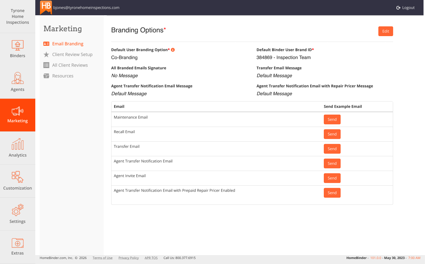 Partner Portal, branding and templates